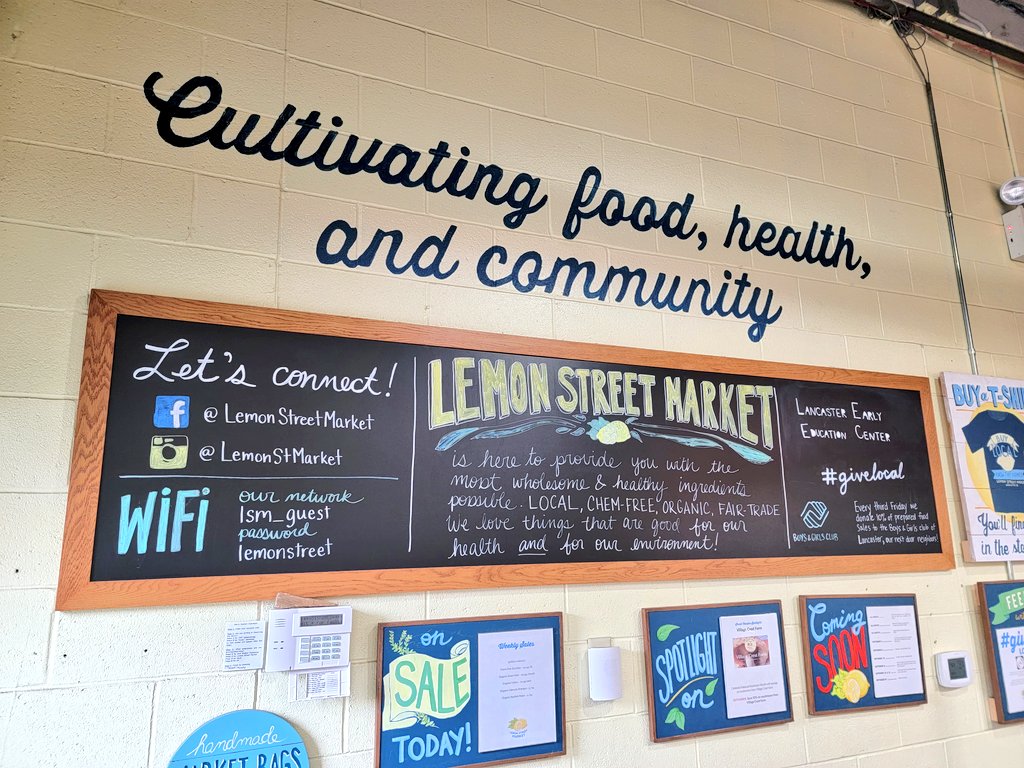 PhillyGrub's tweet photo. Loved visiting @LemonStMarket in Lancaster yesterday. Amazing store! Filled with local vendors including treats by owner Trish's mother! https://t.co/TqVLLUVxj9 https://t.co/D22UVk8JnE