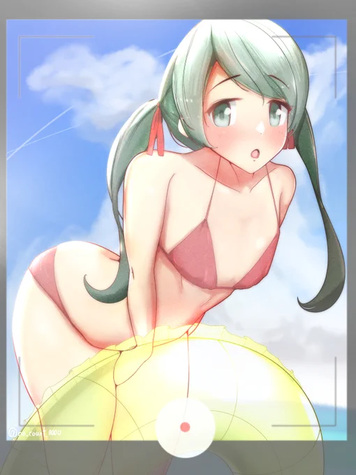 くまりんこの懐かしい水着#艦これ  2022.10.3 