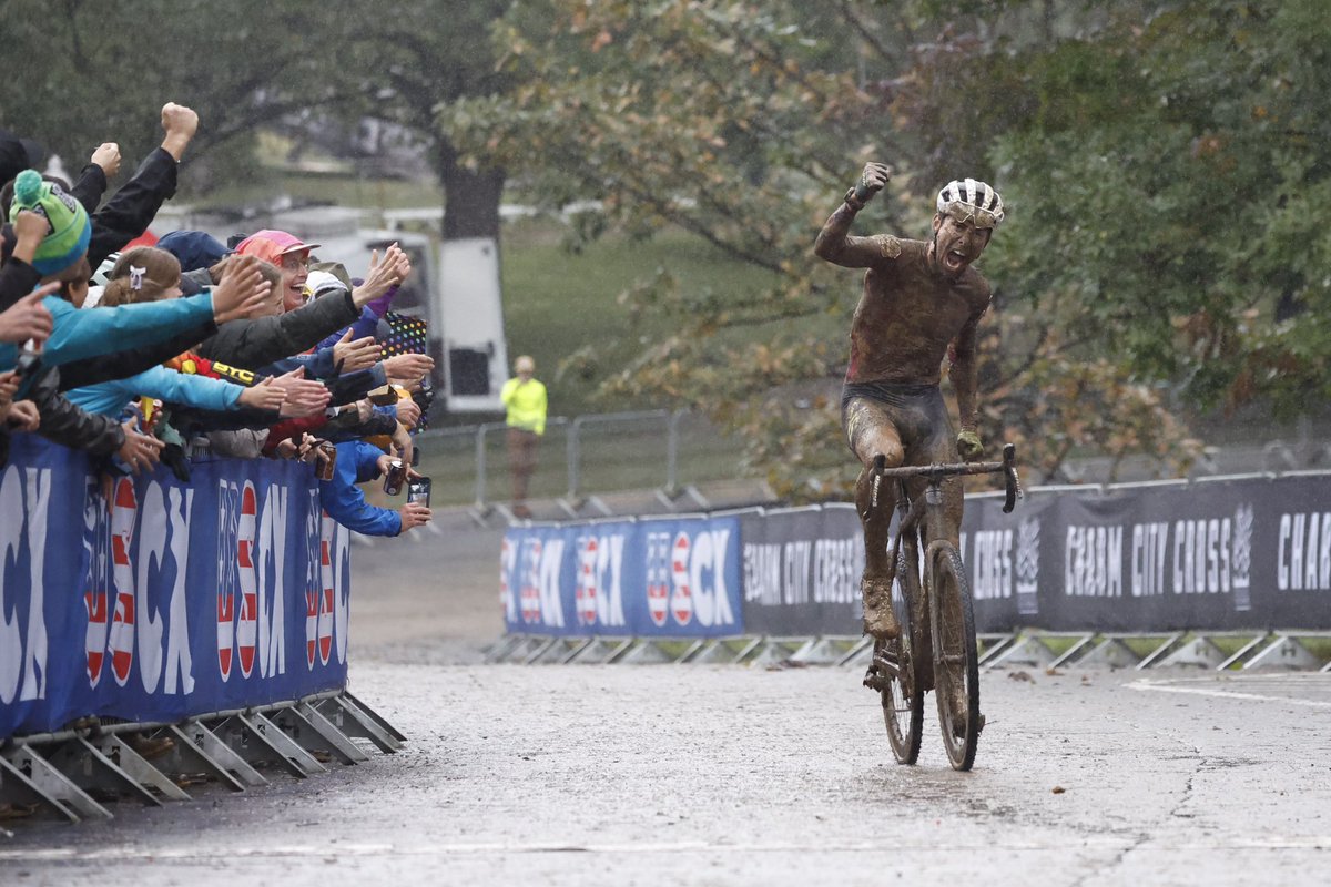 C3CX's tweet image. Curtis White wins the day 2 Elite men race at Charm City CX!
