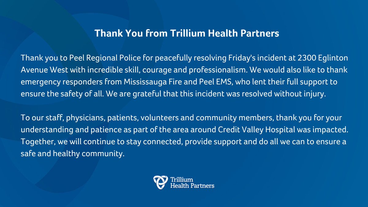 Trillium Health Partners (@thp_hospital) on Twitter photo 