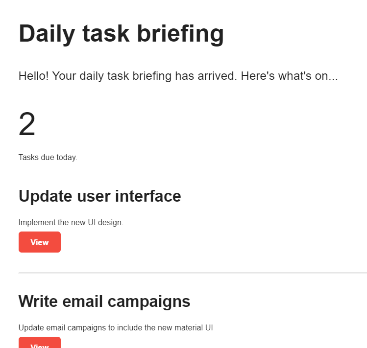 useAssembly's tweet photo. Update time! 

You'll now receive a daily briefing containing all of your tasks for the day 👇

#productivity https://t.co/cYGRlyYr5s