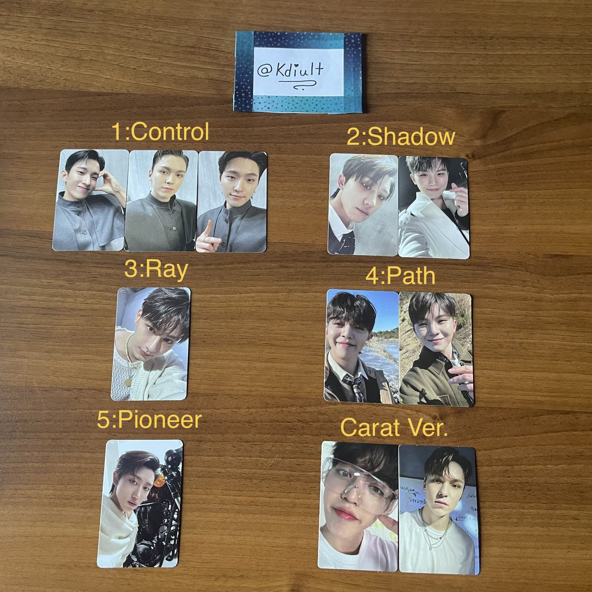 kdiuIt's tweet photo. WTT / NFS 
SEVENTEEN FACE THE SUN PHOTOCARDS

Have : *pictured*
Want: hoshi &amp; wonwoo equivalents! 
(hearts on pc = PRIORITY)

USA only 

DM if interested!

🏷 svt trade trading photocard pc pcs scoups seungcheol cheol jun woozi dk seokmin minghao the8 vernon dino
@svttradingusa https://t.co/IYG1yf3NhW