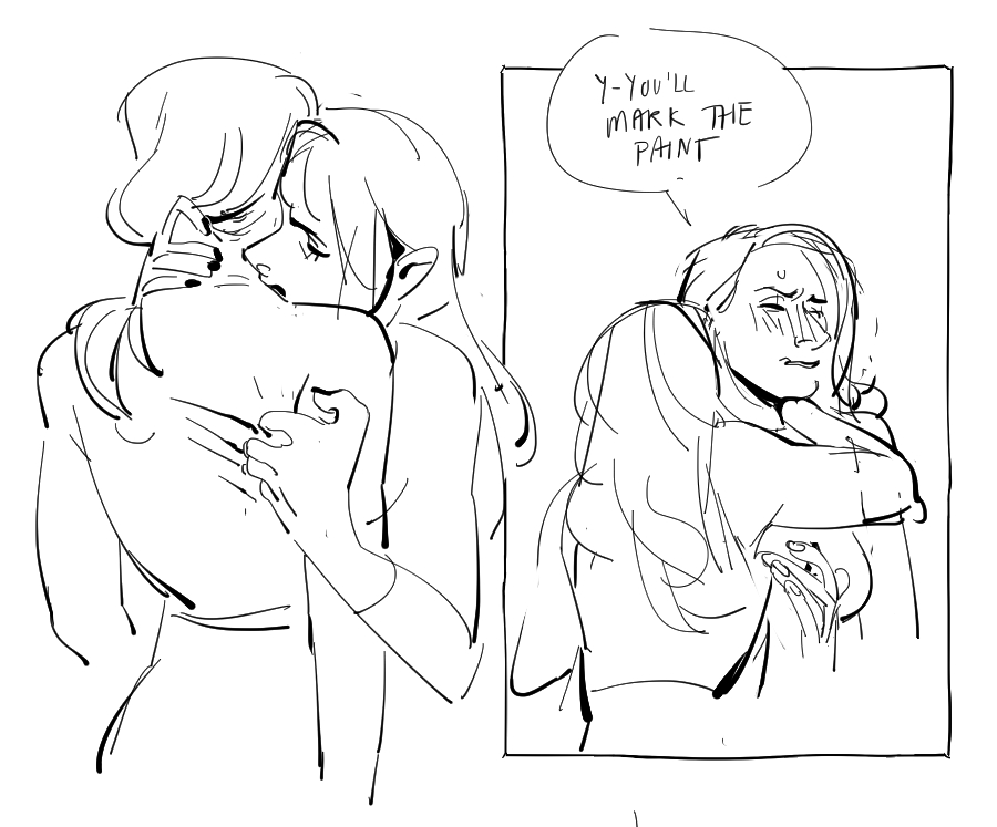 mini comic i found while looking through sketches from the other death becomes her comic