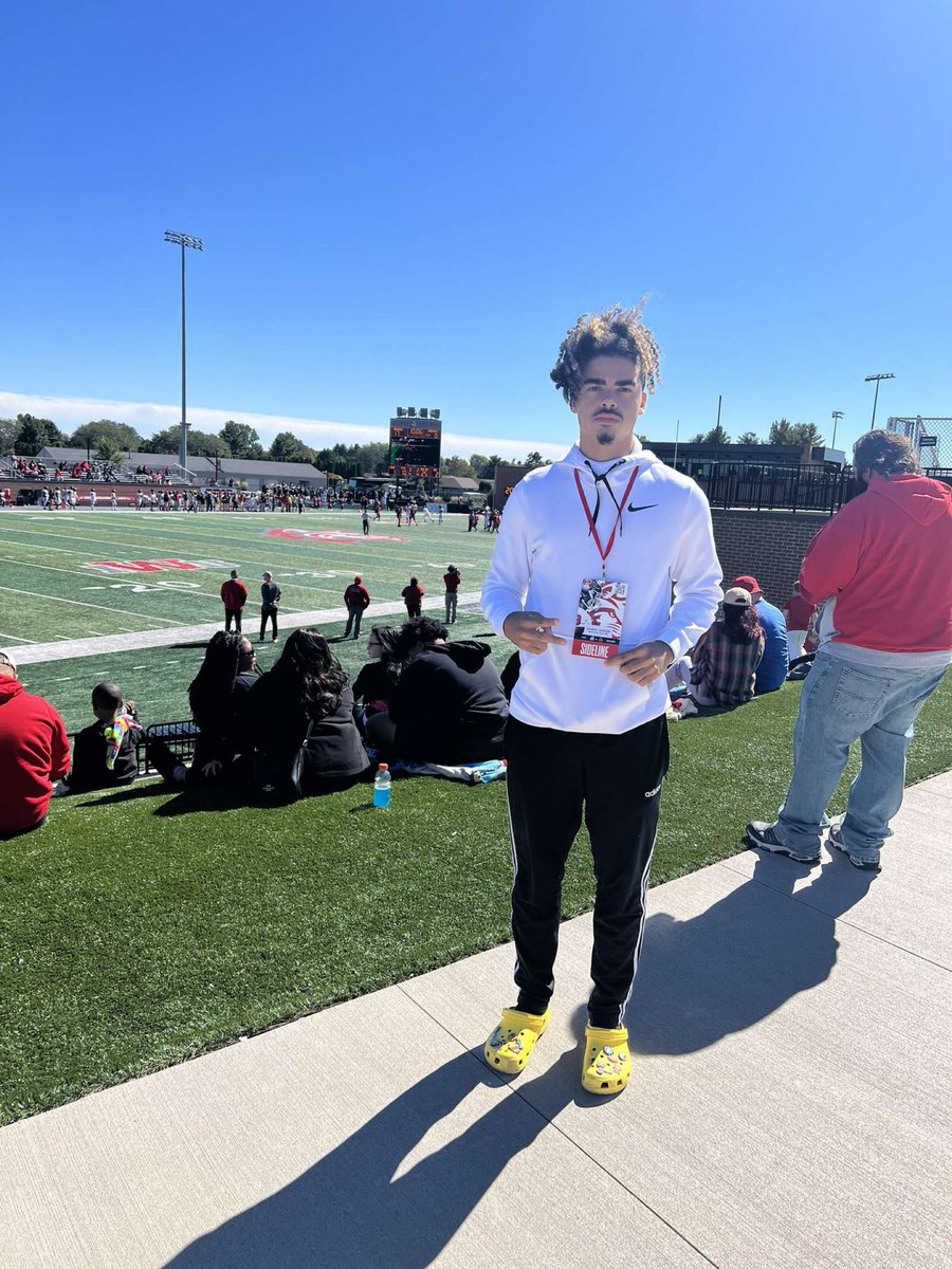 Had a great Game day visit!! Huge thank you to <a href="/Coach__AT/">Austin Taylor</a> <a href="/Coach_Langs/">Jordan Langs</a> <a href="/CoachTraz/">Eric Terrazas</a> <a href="/IndWesleyan_FB/">Indiana Wesleyan FB</a> for the hospitality!! Got the nice W over another ranked team!  #CLIMB