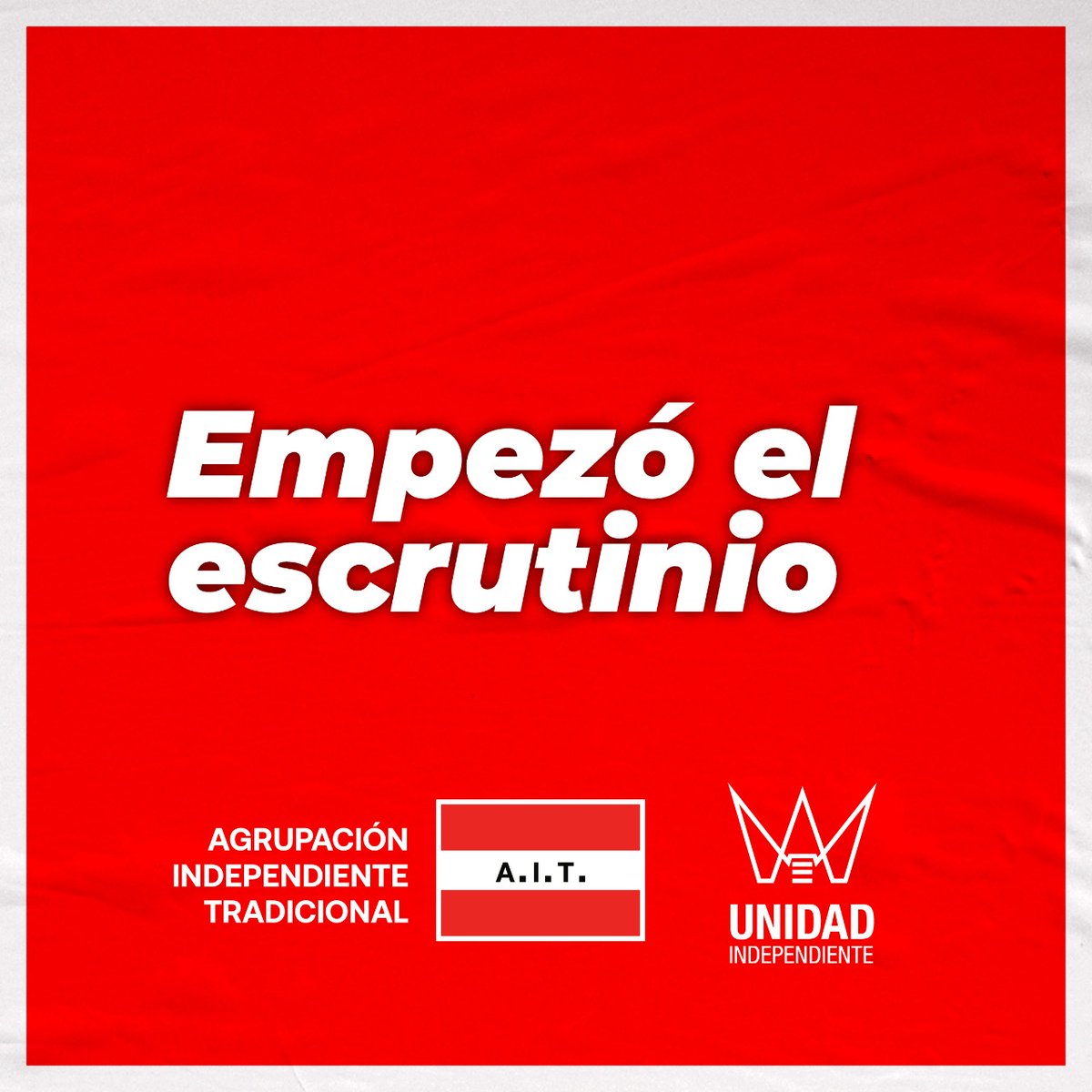 Unidad Independiente tweet media