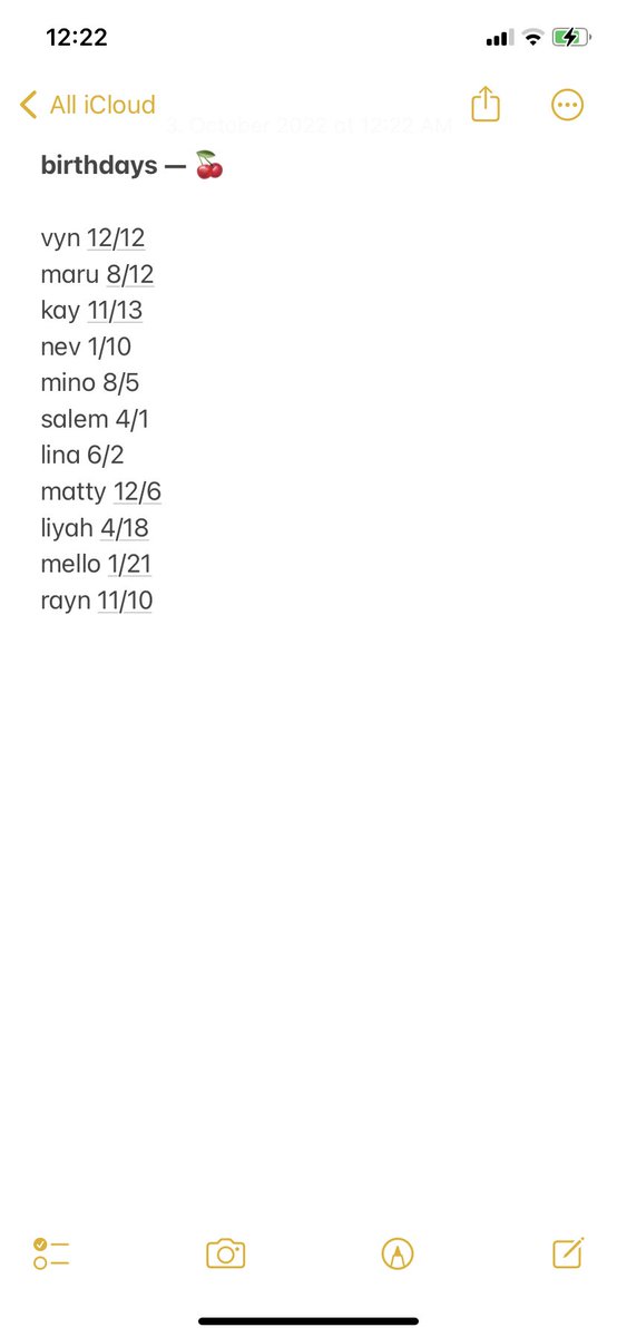 nikigender's tweet photo. who wants to be added to my bday list 
ill add u in my dn on ur bday https://t.co/MZSJC9CkeC