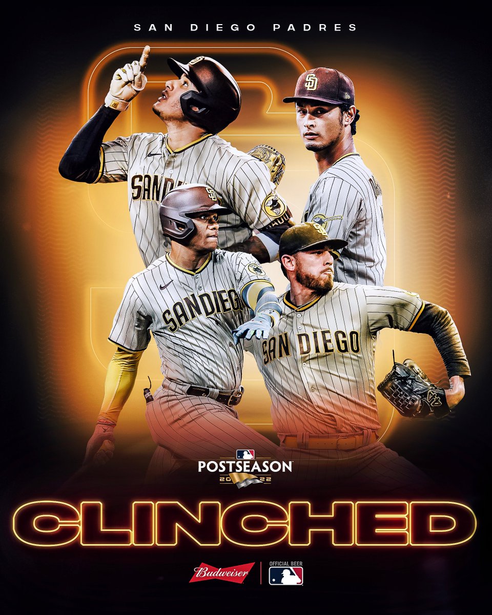 San Diego's in! The @padres are going to play in the postseason. #CLINCHED