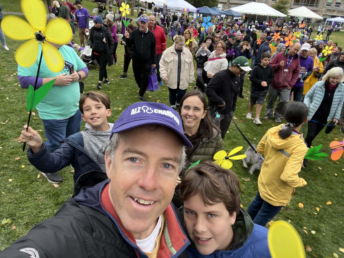 Enjoyed taking part in the Walk to End Alzheimer's, honoring my mom, Pat, who is living through the challenges of this disease.   
Thank you to all who have donated to fund the much needed scientific research to end Alzheimer's and Dementia.  To donate: rb.gy/6rjja0