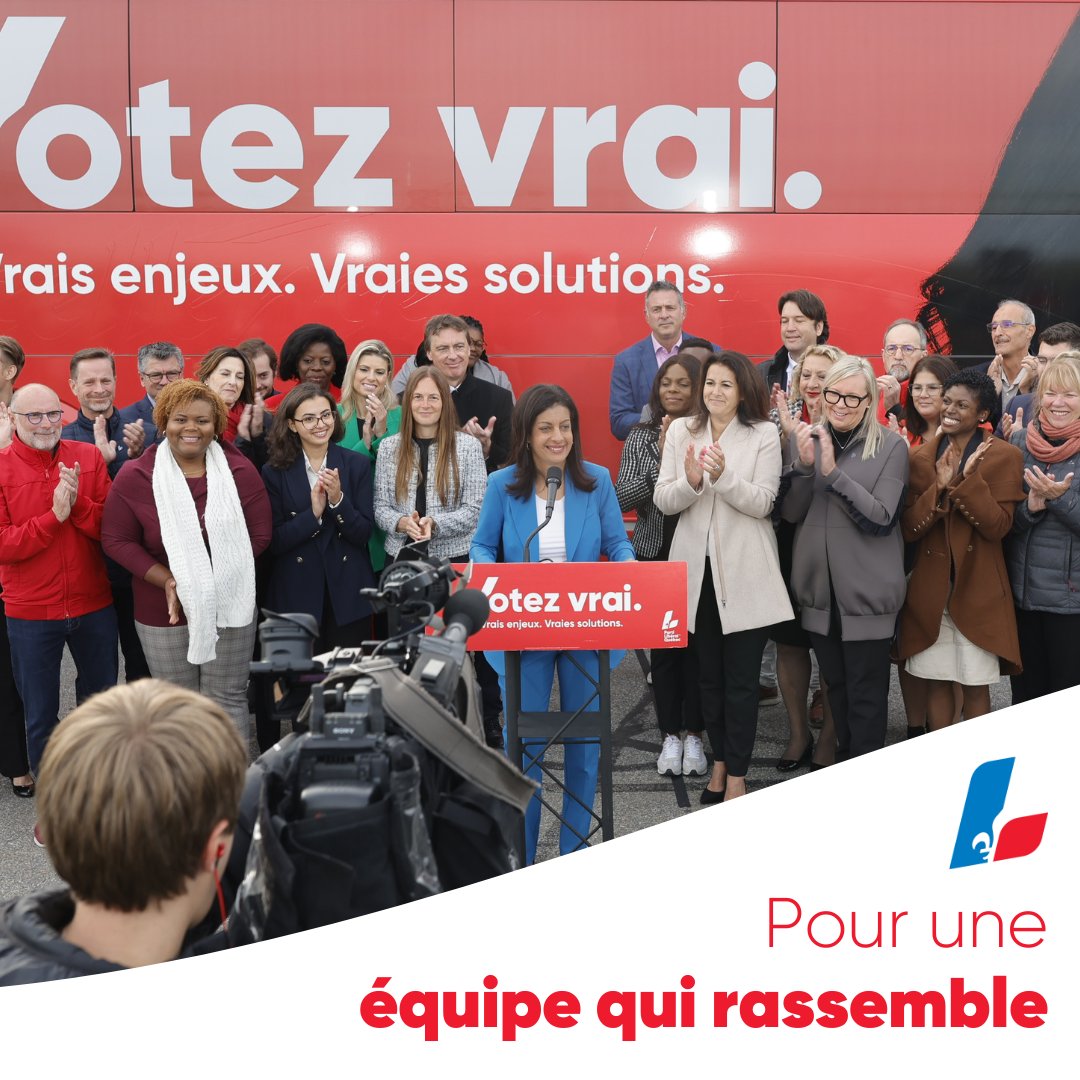 Demain, on vote vrai. On vote Libéral. 

Comme première ministre, je m'engage à servir et à défendre les intérêts de tous les Québécois.

Pour une équipe qui rassemble et un leadership au féminin, votez vrai.

Vrais enjeux. Vraies solutions.
 
#Qc2022 #PLQ