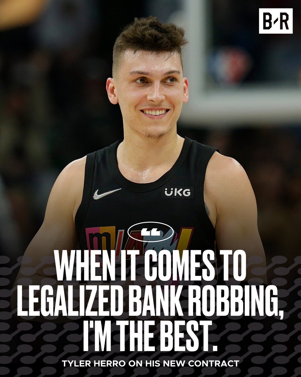 Tyler Herro is excited about his new contract 🔥