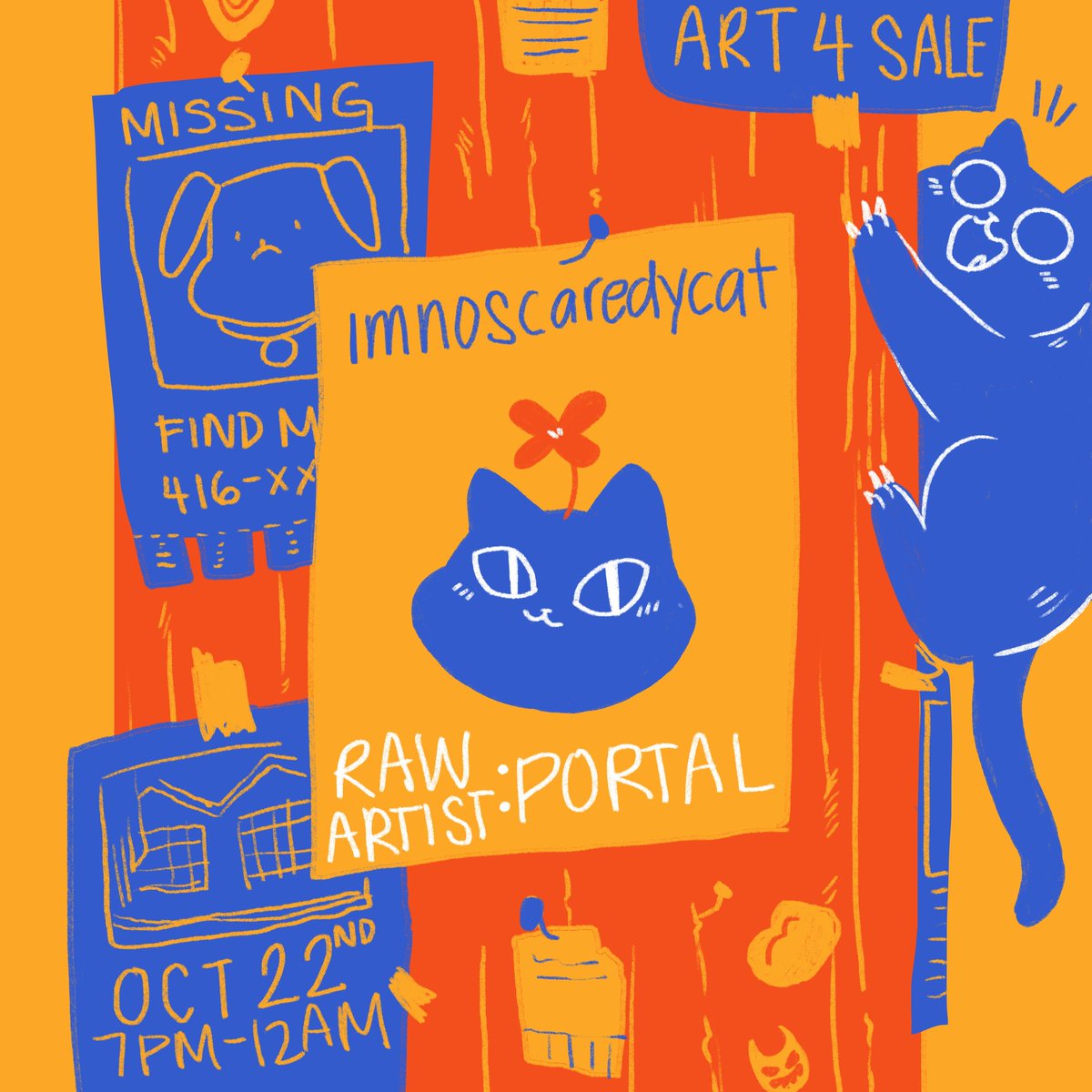 imnoscaredycat's tweet photo. Will be at Raw Artist's Toronto event, Portal! Oct 22nd 7pm-12am! It will be a night of Art, Music, Fashion, and Makeup! Will be giving a free exclusive print to all my supporters! All you have to do is buy your ticket before Oct 14th! https://t.co/LMoOOEecn7 https://t.co/j1ZSeZLMCX