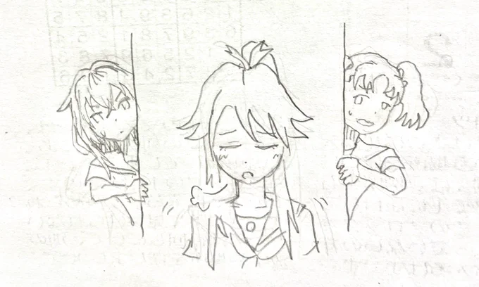 #はいふり

落書き。ましろを見守る二人 