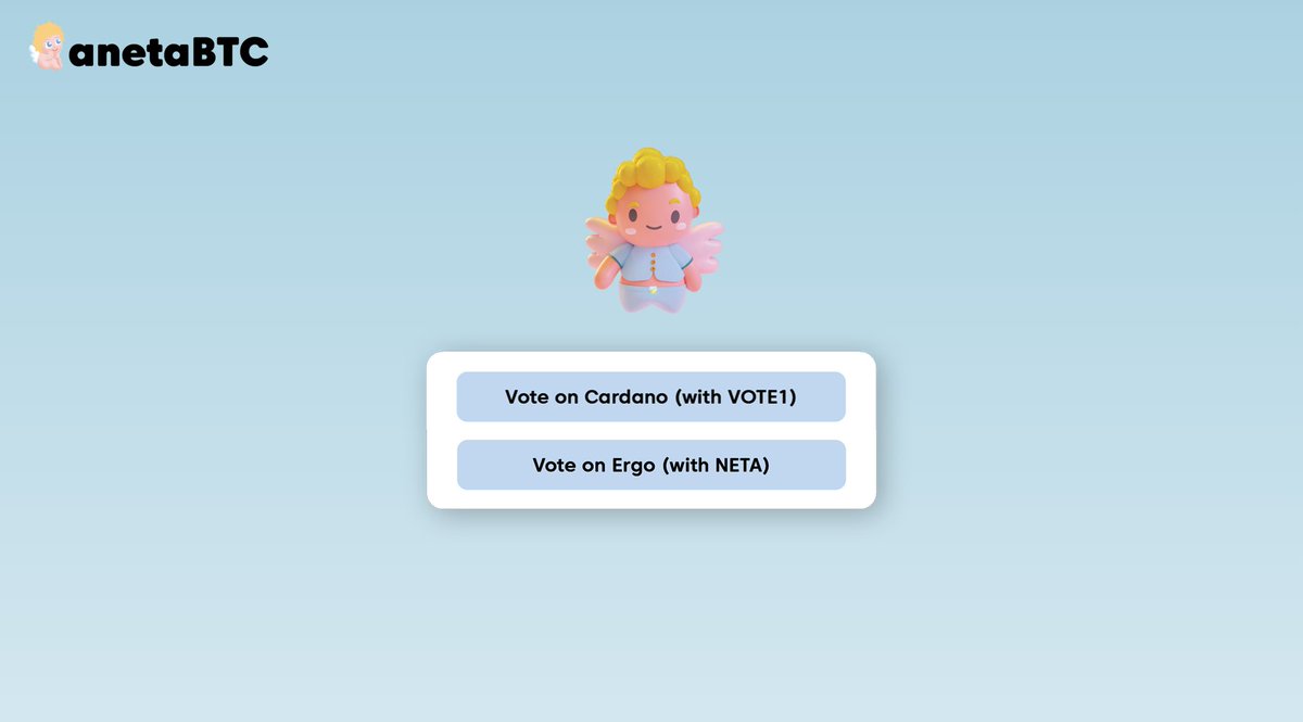anetaBTC's tweet photo. The 1st ever cross-chain governance vote on Cardano and Ergo is now live! 😇 https://t.co/l8K46HiIrz https://t.co/aaFj65gQrM