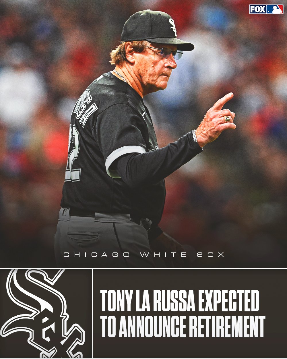 FOX Sports: MLB on X: Tony La Russa will announce his retirement