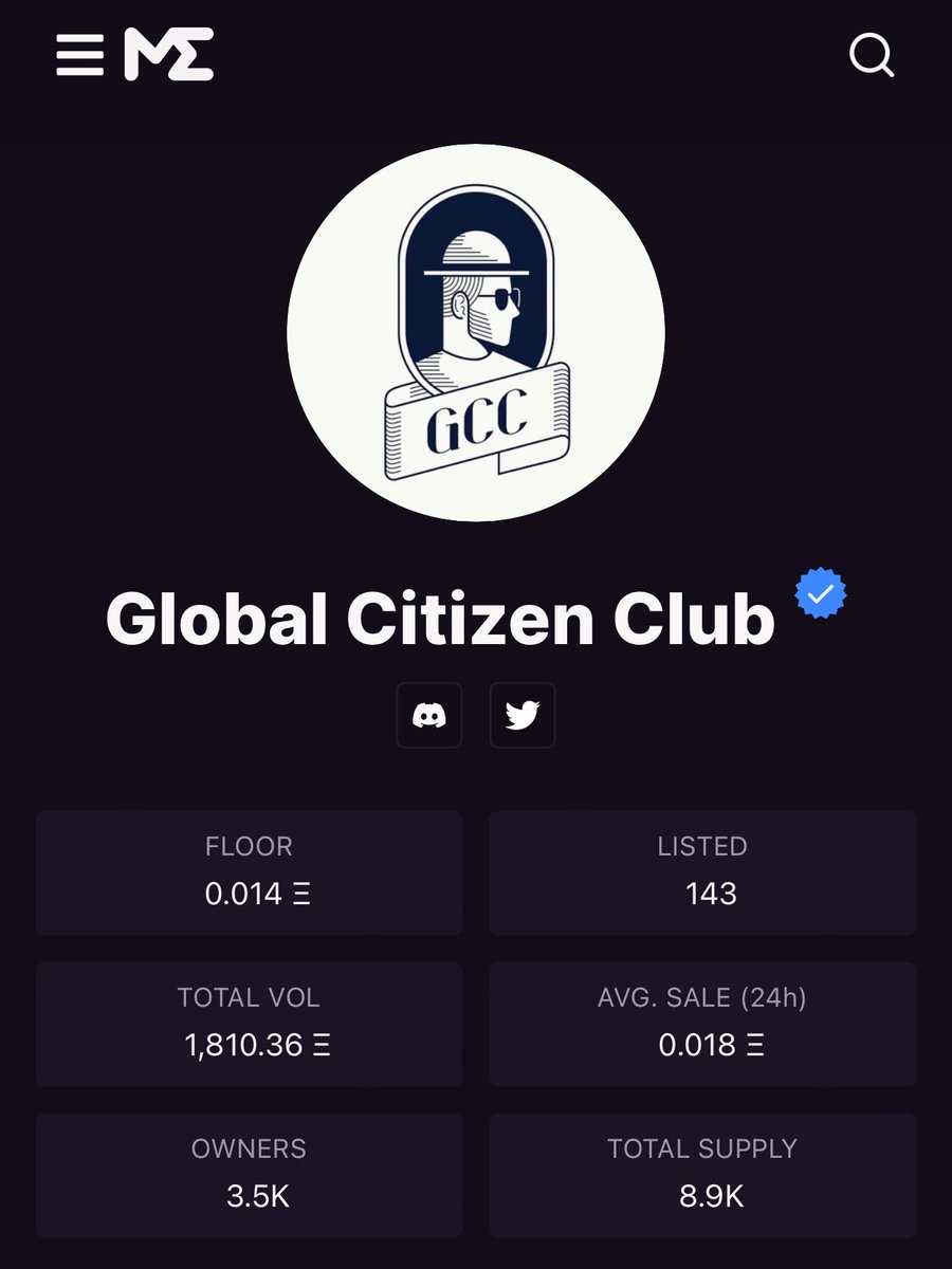 windkoh's tweet photo. GM! GM! We had been delivered lots of good news in September. Today is the first working day in October and… We are on @MagicEden as a #Verified #NFT Collection! ✨🚀✨

🎉 Yeah, you can now list your @GCCNFT on #MagicEden.

Tell your friends, share the news! #LFG, #HOHT! 🔜🌕 https://t.co/pe7zoJp6Sn