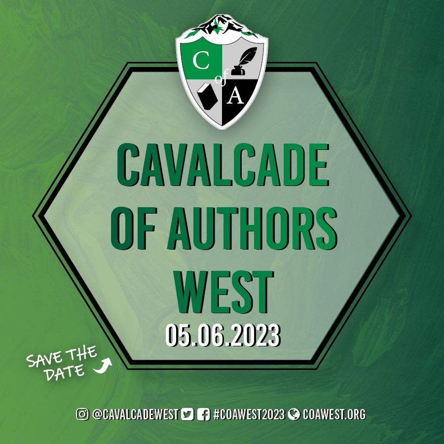 CavalcadeWest's tweet photo. It’s official! We’re back, and have our fabulous 2023 author line-up coming soon! Watch all of our socials and website for more details in the coming days! #coawest #coawest2023 #coawest23 https://t.co/iFfhIKgv3q