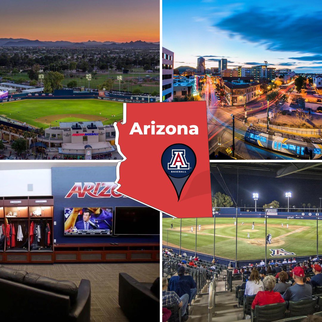 Let’s give a warm welcome to the Univ of Arizona baseball coaching staff! Coached by @UACoachHale, @Tyler_Coolbaugh, @TobyDemello, @UADaveLawn, @TripCouch11, & @CapitalGaines14