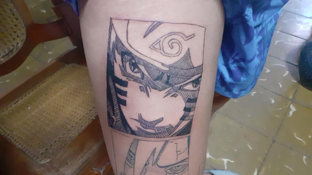 DarioHe84384844's tweet photo. #tattoo #cubantattooartist #usatattoo #animetattoo #narutoUzumaki #modosenin https://t.co/6NGWkCbnMb