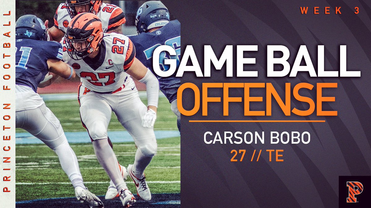 PrincetonFTBL's tweet photo. Congratulations to our Week 3️⃣ Game Ball Winners! #JUICE24 🍊🥤 https://t.co/DkQfOtc6GS