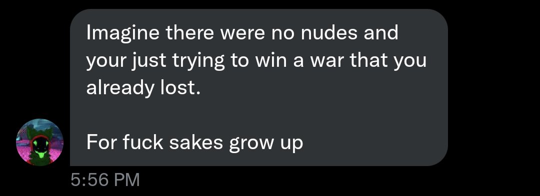 GrayDay78's tweet photo. Nah i won this war @fizyvr because we know damn well you made vrc porn models and tweeted nudes https://t.co/3gqMemVeiM