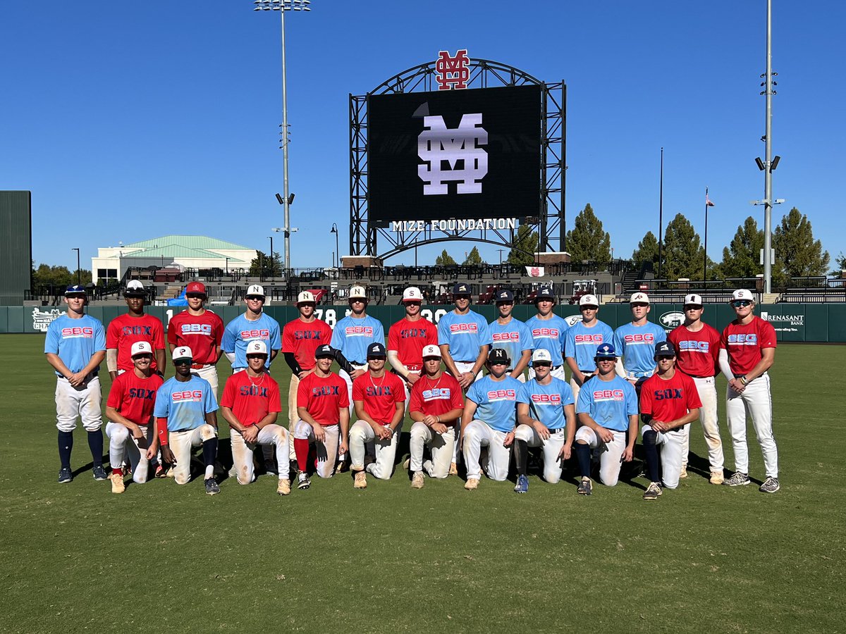 SBGsox's tweet photo. 🙏🏻 Thank you to @HailStateBB for hosting several of our young prospects this afternoon!
☀️ Gorgeous facility and a beautiful afternoon for baseball!
⛓https://t.co/W7HQRBe0vG
#DudyNoble
#SBGsox
Phil 4:20 https://t.co/dRYe2BLbQA