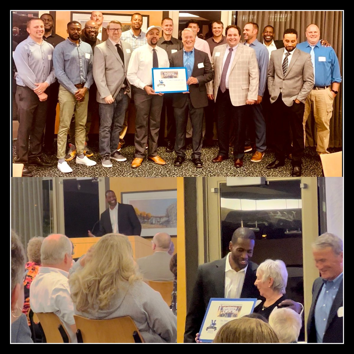 Great night 
Great people 
Great cause 

Congrats To all my Hall of Fame brothers @ Marian University