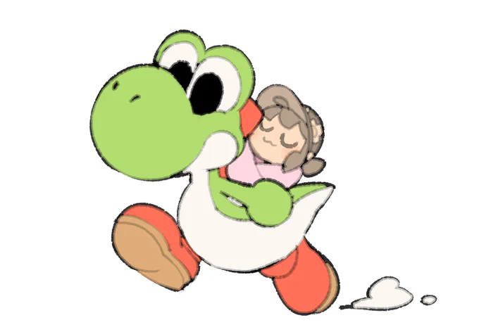 playing Yoshi's Island!! 
