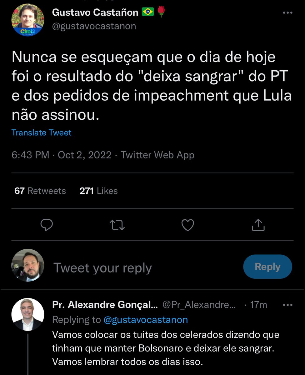 Jamais esquecerei ou perdoarei o lulopetismo. Pai do Bolsonarismo. O Brasil acabou…