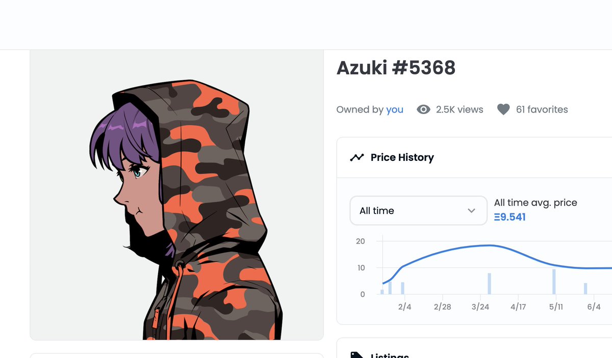 Finally got myself a good looking <a href="/azukiofficial/">Azuki</a> glad to be a part of IKZ!!💪 🫘
The #Azuki community proves to be the strongest EVER! #NewNFTProfilePic
Beanz follow Beanz? #NFTCommunity #Beanz