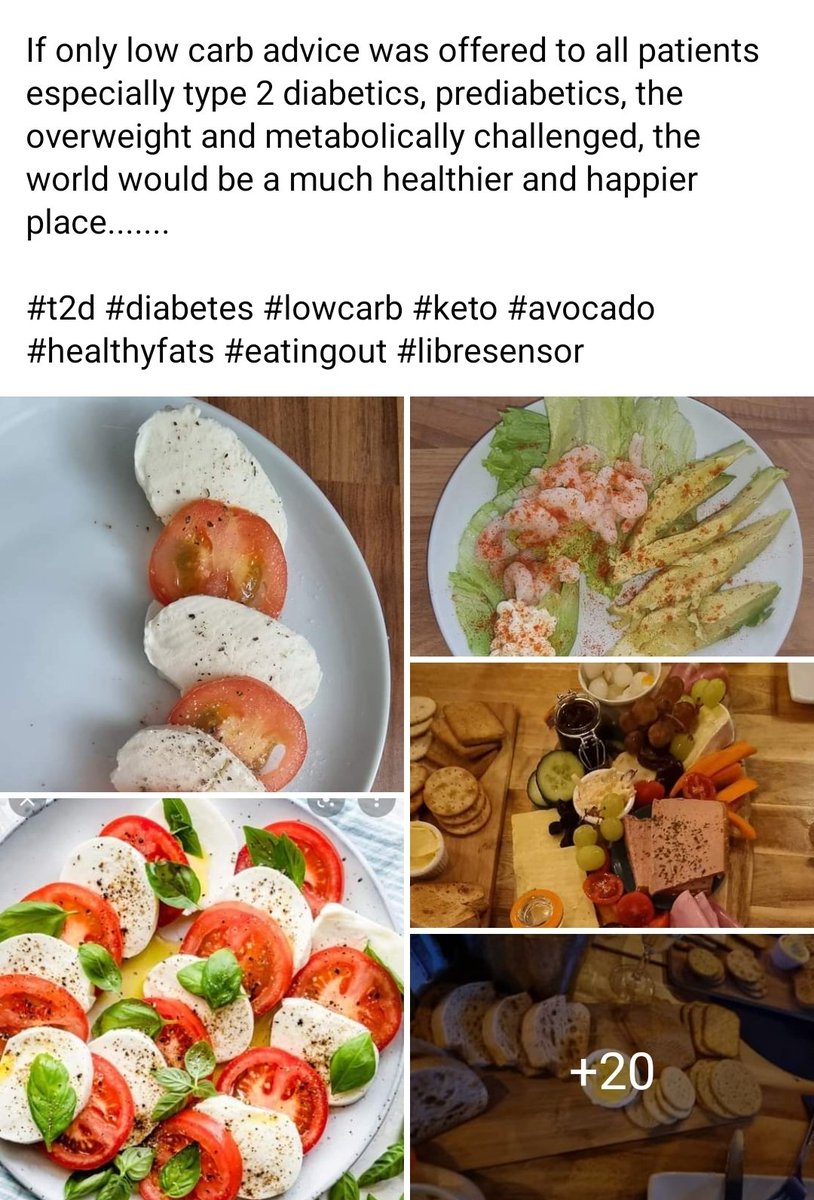 DebandezScott's tweet photo. DAY 14 OF MY LIBRE SENSOR
30 Sept
BREAKFAST
Tomato and Mozzarella
LUNCH
Prawn & avocado salad
DINNER
Girls night out
sharing platter n prosecco n dancing 💃 😍
https://t.co/m3dvecjl3p
#t2d #diabetes #lowcarb #keto #avocado #healthyfats #eatingout #libresensor https://t.co/gPqnGd8EAi