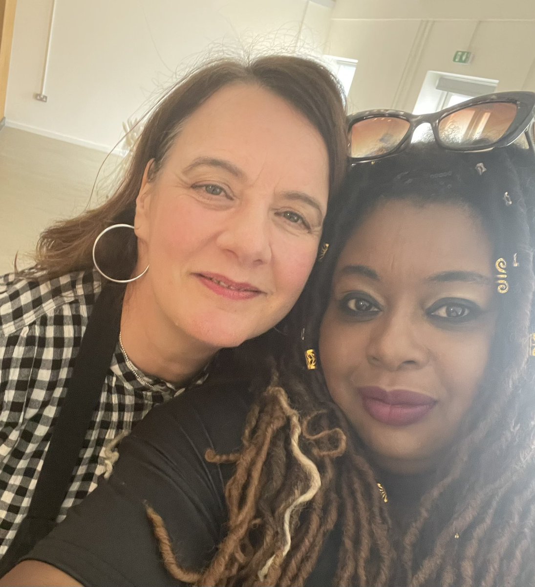 Zebra_carol's tweet photo. #ThingTwos birthday celebrations also took her braids out 😩 A huge thank you to #AbaGraham for keeping me sane &amp; her #community venue #TheSpace #Stockport &amp; #AngelaBoggiano for her #BespokeBoggiano @kitchencheadle menu for the Godparents, Photograghy #JediMaster @craigeb 
🙏🏿🙏🏽🙏🏻 https://t.co/AwYsVF943R