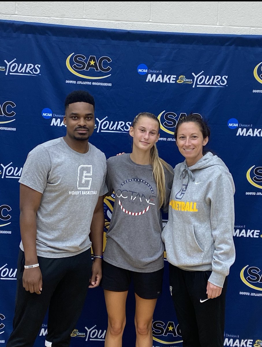 Sam_Meyers15's tweet photo. I had a great time at the @Coker_WBB  prospect camp yesterday! loved learning more about the program and getting to know the coaches and some players. @Melissa_DeVore @ReggieM__ https://t.co/5Hhk4QN0AO