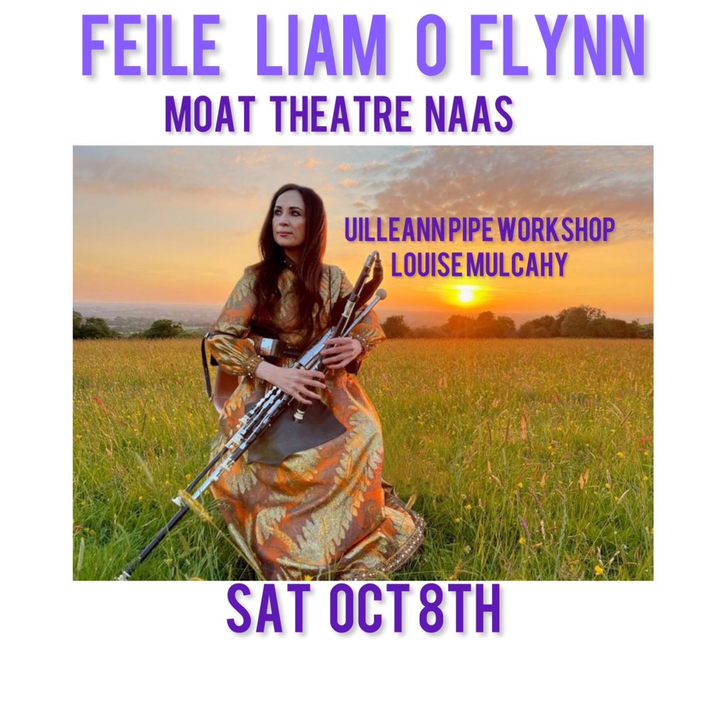 Harp workshop with Michelle Mulcahy and Uilleann pipes Workshop with Louise Mulcahy as part of the Liam O Flynn weekend 🎶