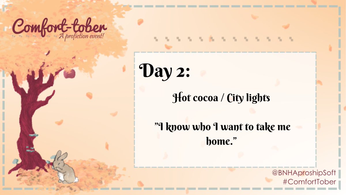 **archived** BNHA Comfort-Tober! 🐇🎃 (@bnhaproshipsoft) on Twitter photo 