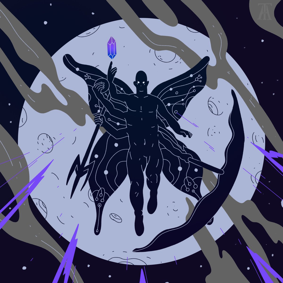 SharpBubbled's tweet image. "The Merge" I imagined the Lonelypillar absorbing and merging with other pillars and going through the process of metamorphosis from a pillar into a "super-saiyan" kind of a death moth. 

@chimerapillars #Pillarverse