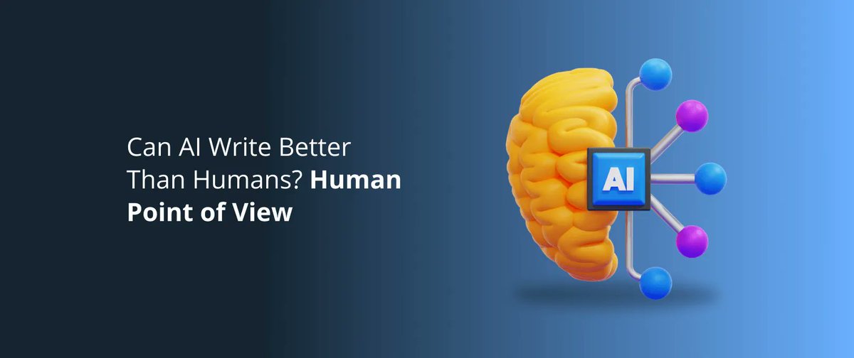 wpdevrix's tweet image. Are AI writers advanced enough to write better than humans? It depends. ✍️
Here are the pros and cons, and how AI can enhance quality writing. ⬇️
#devrix #contentwriting #ai #content
devrix.com/tutorial/can-a…
