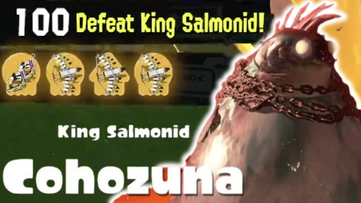 SplatDroid's tweet photo. NEW VIDEO out NOW! Go check it out!

Video: "40 SECOND Cohozuna Kill" https://t.co/4VYP8XzzeI

#Splatoon #Nintendo #NintendoSwitch #Splatoon3News #Splatoon3Direct #YouTubers #YouTuber #YouTube #youtubechannel #youtubevideo #SPLATOON3 #salmonrun https://t.co/g5fDhUB3FZ