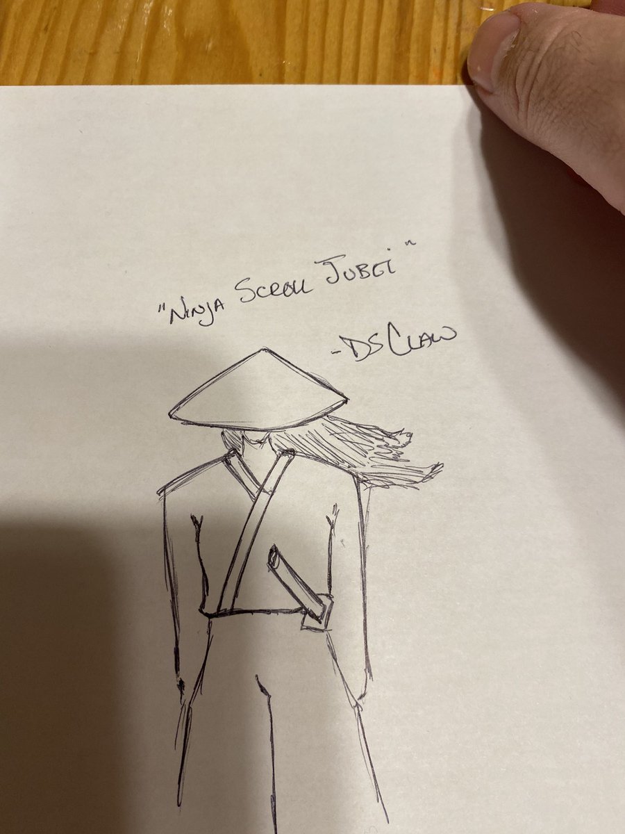 thedsclaw's tweet photo. Super quick INKTOBER. Love the OG film. Must see if you haven’t. https://t.co/qLHultzun0
