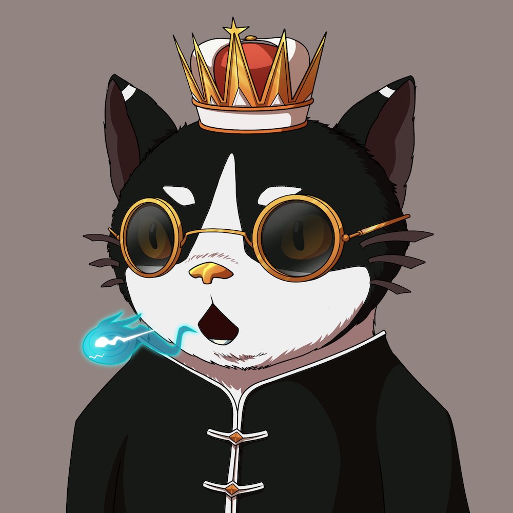 Who wears the crown better 👑 👑🐈<a href="/kitaronft/">——</a> Family? #meow