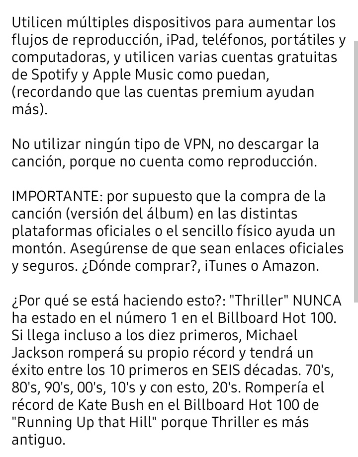 sebasmjjj's tweet photo. #ThrillerChallenge se creó para llevar la canción "Thriller" al número 1 por primera vez en el Billboard Hot 100 y estas son las formas de participar. 👇

Pueden preguntar lo que quieran por si algo no se entendió bien. 😊 https://t.co/jzuV4Fw22b