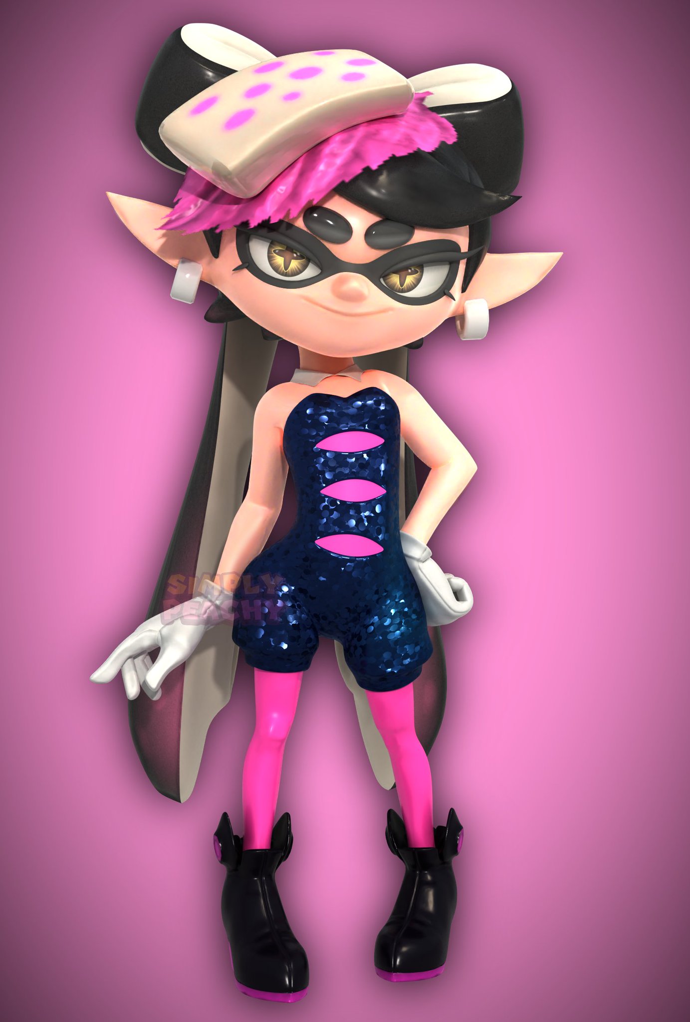 SimplyPeachy on Twitter: "~New Callie Model!~ - [Blender] I have