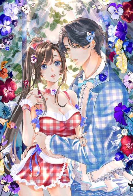 忘羨チェック×パンジー 