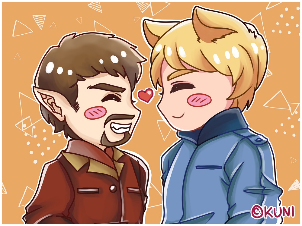 kunishirou's tweet photo. It's Spoopy Month 🎃💀✨🍂 #stevetony https://t.co/8Z3bpR69Vl