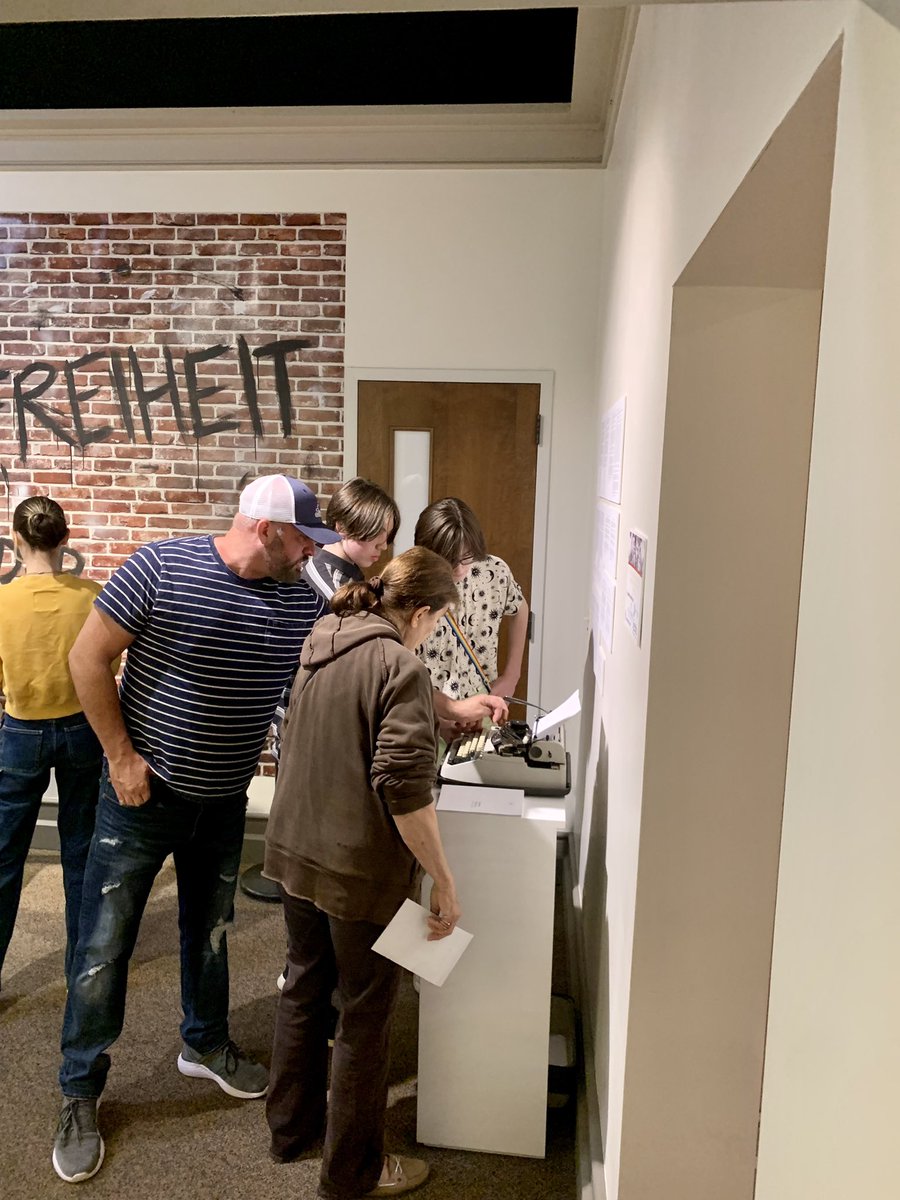 GAHC_Iowa's tweet photo. Awesome job today to all of our youth poets who came to our poetry slam! It was a great way to open our newest exhibition, “The White Rose: Student Resistance against Hitler, Munich 1942/43” https://t.co/yIzgxciYHq