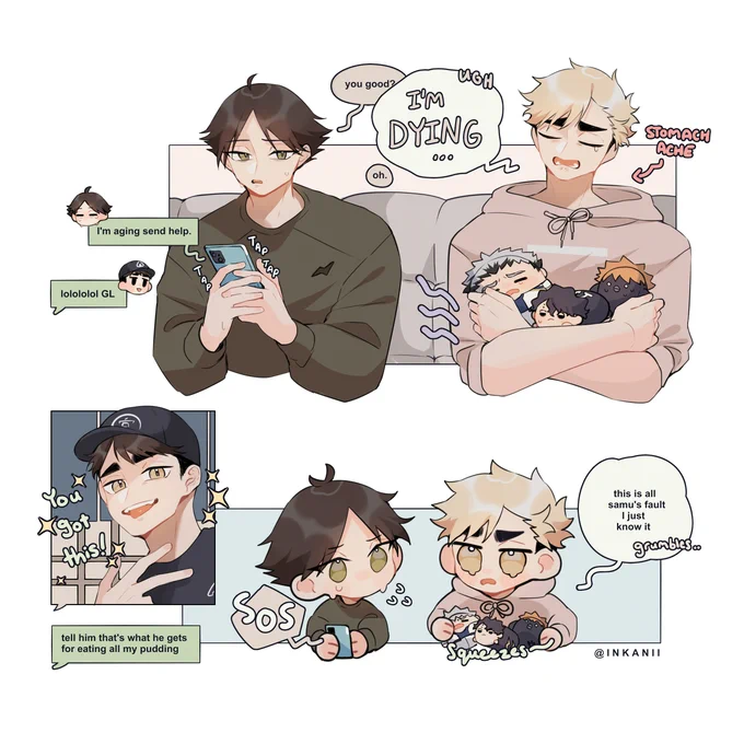 tummy ache
#haikyuu 