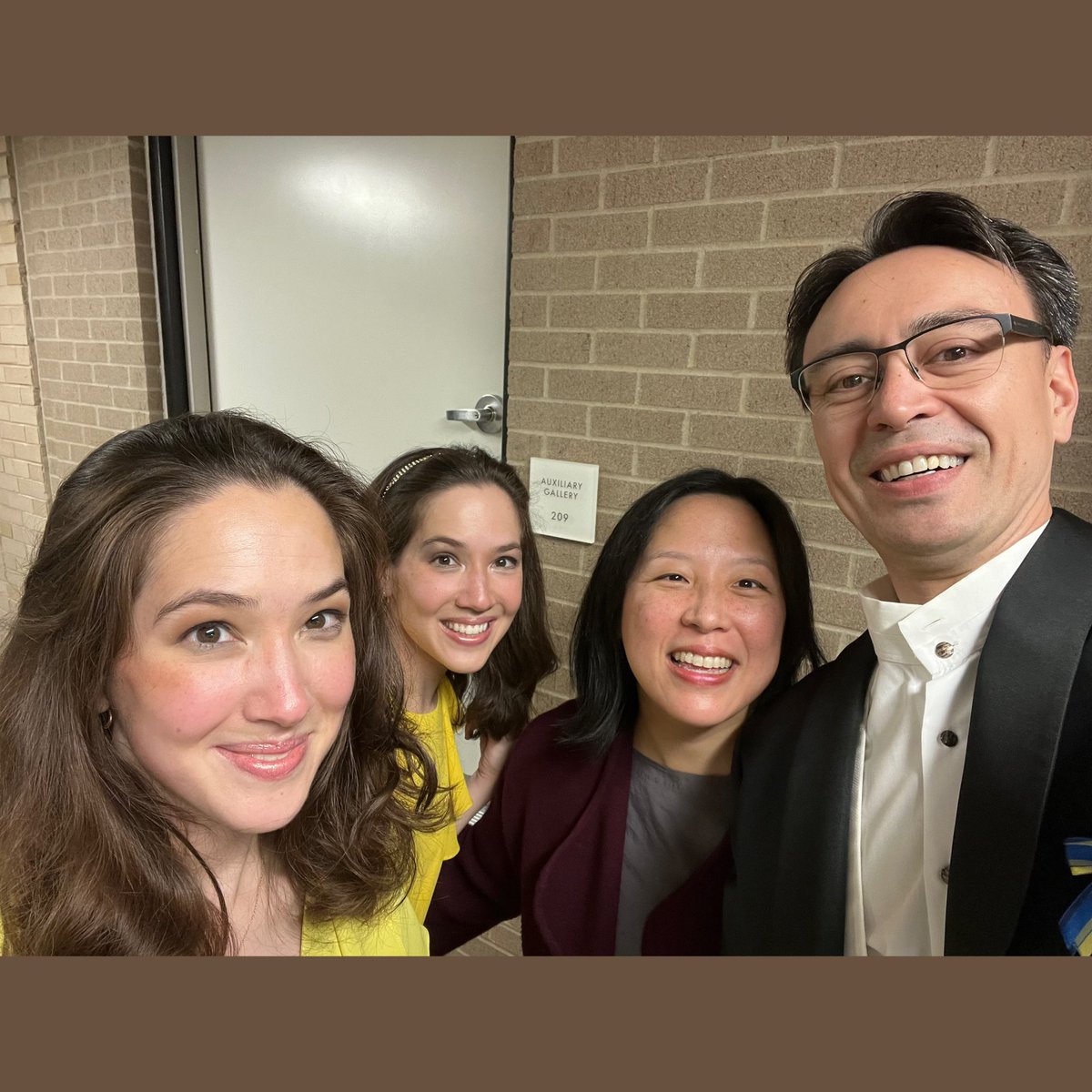 Post concert cheer! With Maestro Ken David Masur and Melinda Lee Masur 

<a href="/MilwSymphOrch/">Milwaukee Symphony</a>