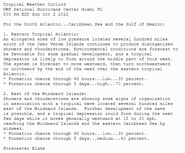 National Hurricane Center tweet media