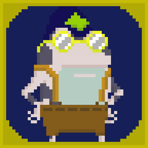 land_froggy's tweet photo. Frogland inhabitant #660 from the Fly Rink Combining Machine!
#nftcommunity #nft #nftart #nftcollector #frogland #ffr #froglandflyrink #pixelart #crypto #cryptoart #nftdrop #nfts #pfp
 2-Oct, 6:0PM https://t.co/yWlVblF7Rg