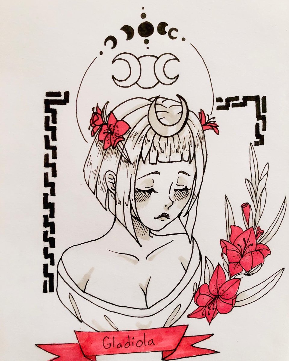 Sweetlittleneko's tweet photo. Day 2: Gladiola
“Character cannot be developed in ease and quiet. Only through experiences of trial and suffering can the soul be strengthened.”
Asdasd ayuda me tiembla la mano en traditional 😭! 
#botanicalinspirations #nekospromptlist https://t.co/i3IEht3UJa