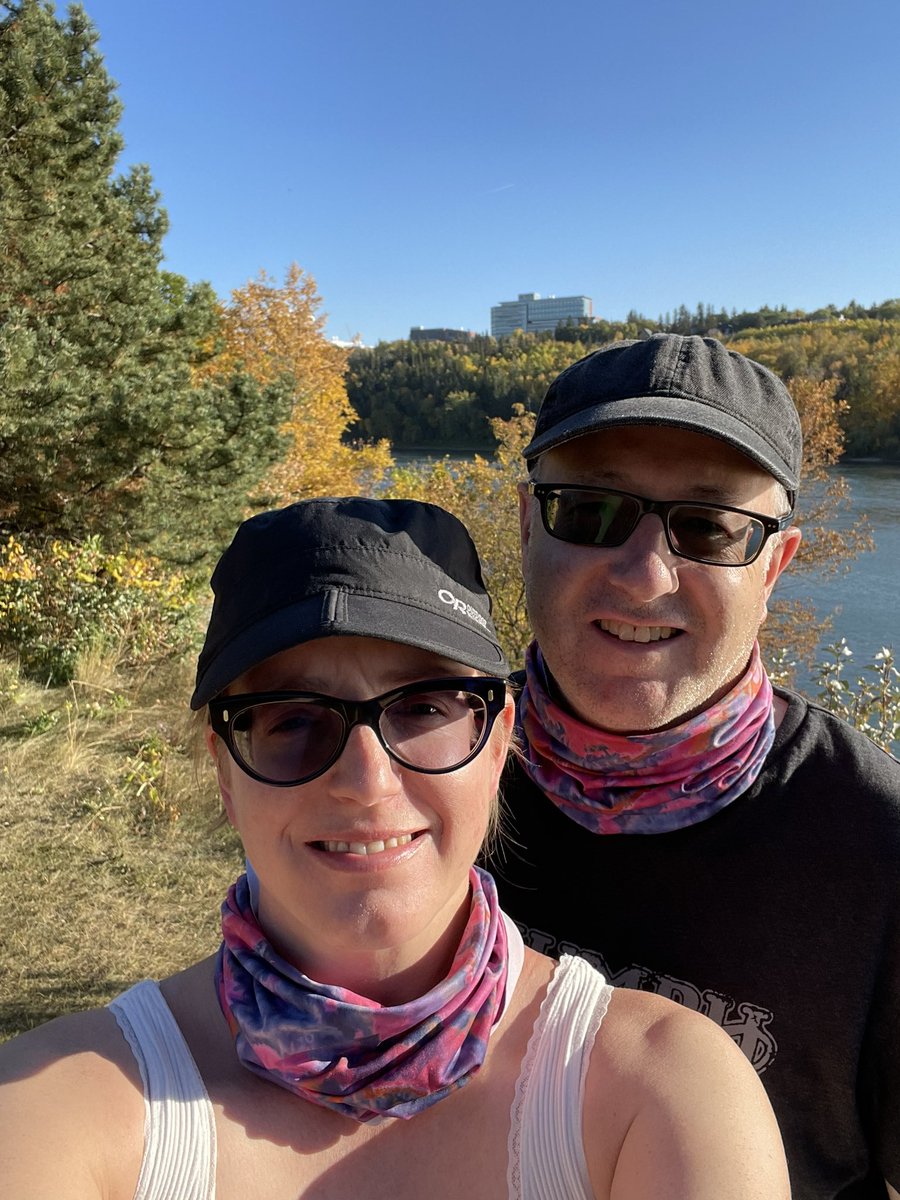 Ascent3it's tweet photo. Fantastic day for the @Run4theCureEDM! Our founder @RickWoolsey2 took to the River valley in support of ending breast cancer with big thanks to all who supported him!#yeg https://t.co/T0j3UqYnLx